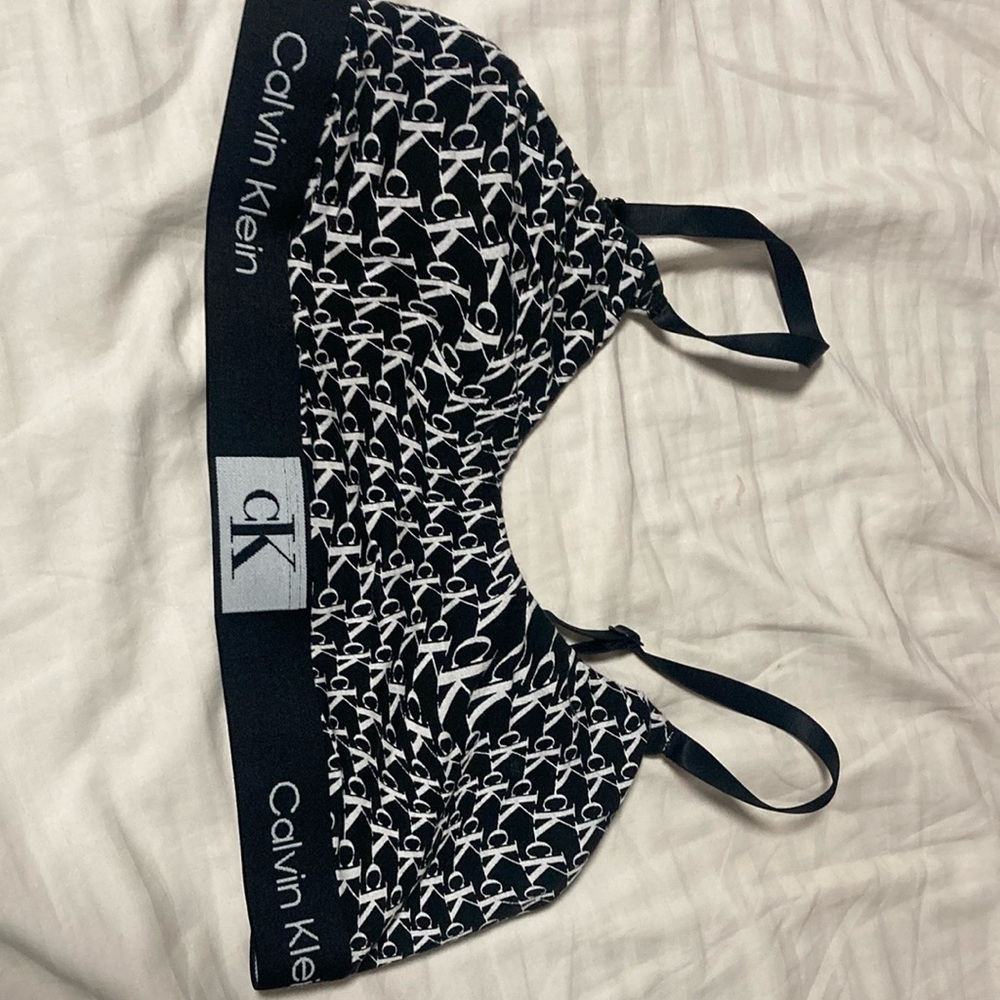 Calvin Klein Black and White Bralette